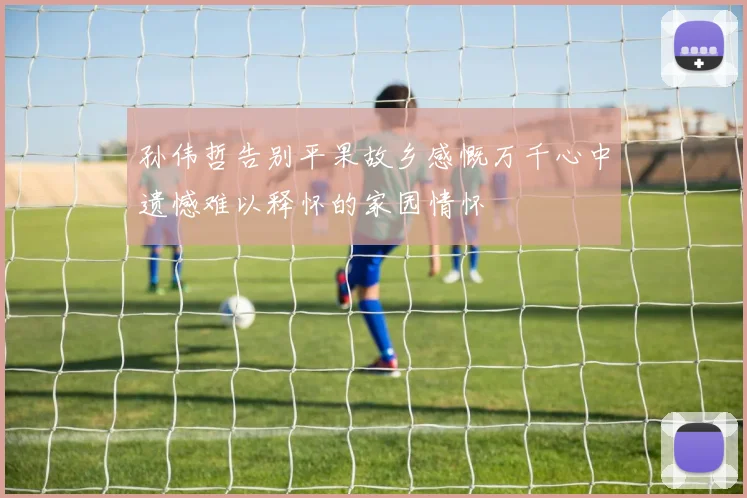 孙伟哲告别平果故乡感慨万千心中遗憾难以释怀的家园情怀