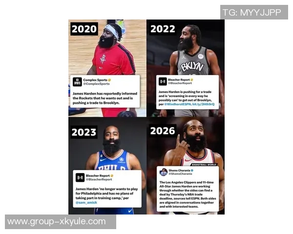 美媒呼吁哈登迅速申请交易以免错失最佳时机